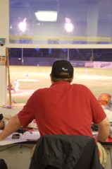 The Official Scorekeeper may be under appreciated but the view is still pretty nice.