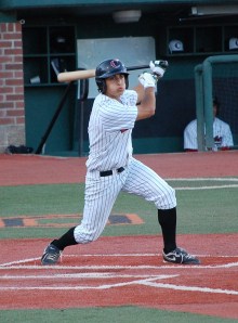 Marc Gallegos Corban University hitting