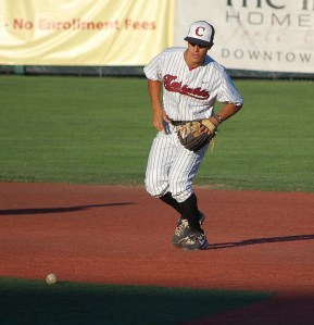 Marc Gallegos Corvallis Knights fielding