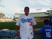 Kelly Byrnes at Dodger Stadium