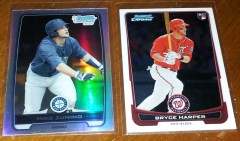 Mike Zunino and Bryce Harper Cards