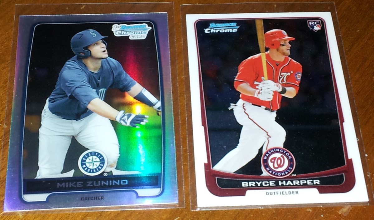 Mike Zunino and Bryce Harper Cards
