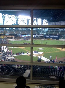 Mariners Press Box view