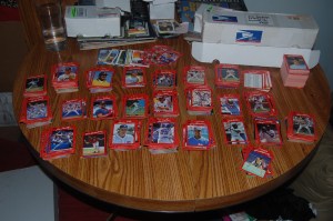 One box sorted, a lot more to go.