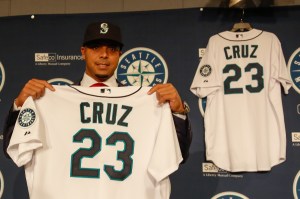 Seattle Mariners Introduce Nelson Cruz
